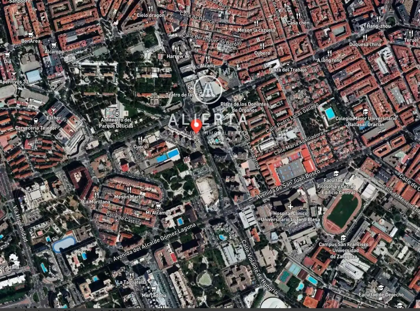 Garaje en venta en Vía Univérsitas, Barrio de Delicias
