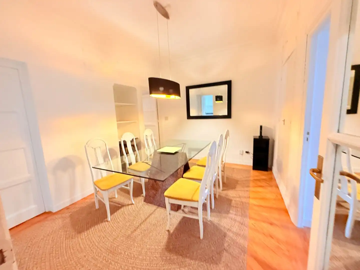 Dining room of Flat for sale in  Madrid Capital  with Air Conditioner, Terrace and Balcony