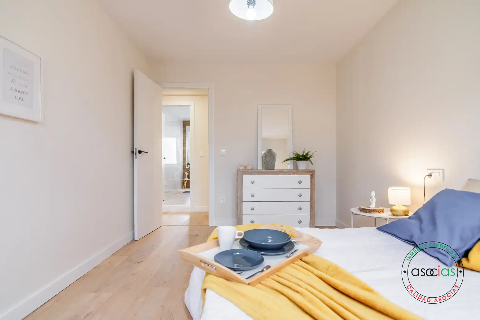Bedroom of Flat for sale in Corvera de Asturias  with Heating, Private garden and Furnished