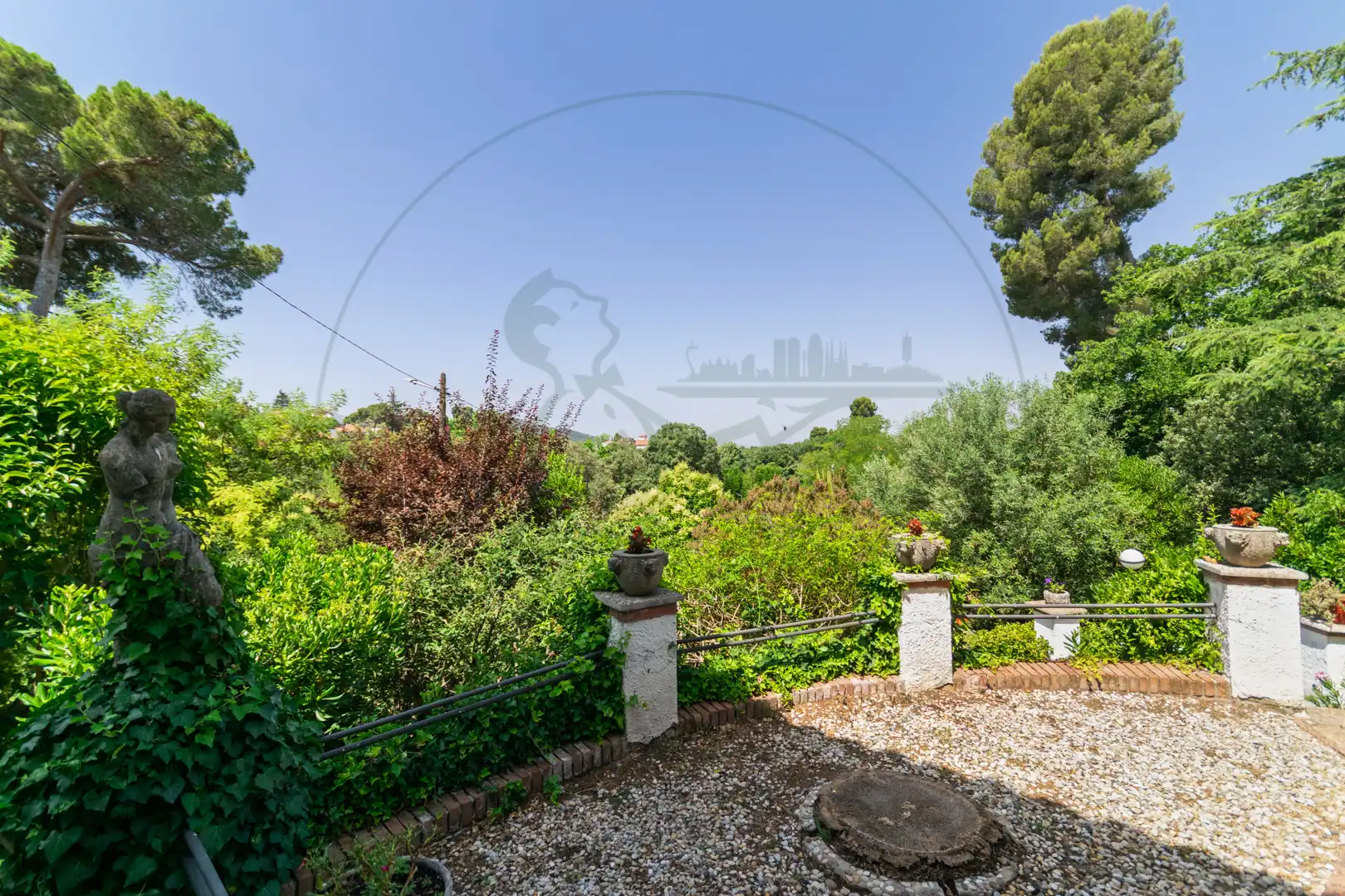 Garden of Houses for sale in Sant Cugat del Vallès  with Heating, Private garden and Parquet flooring