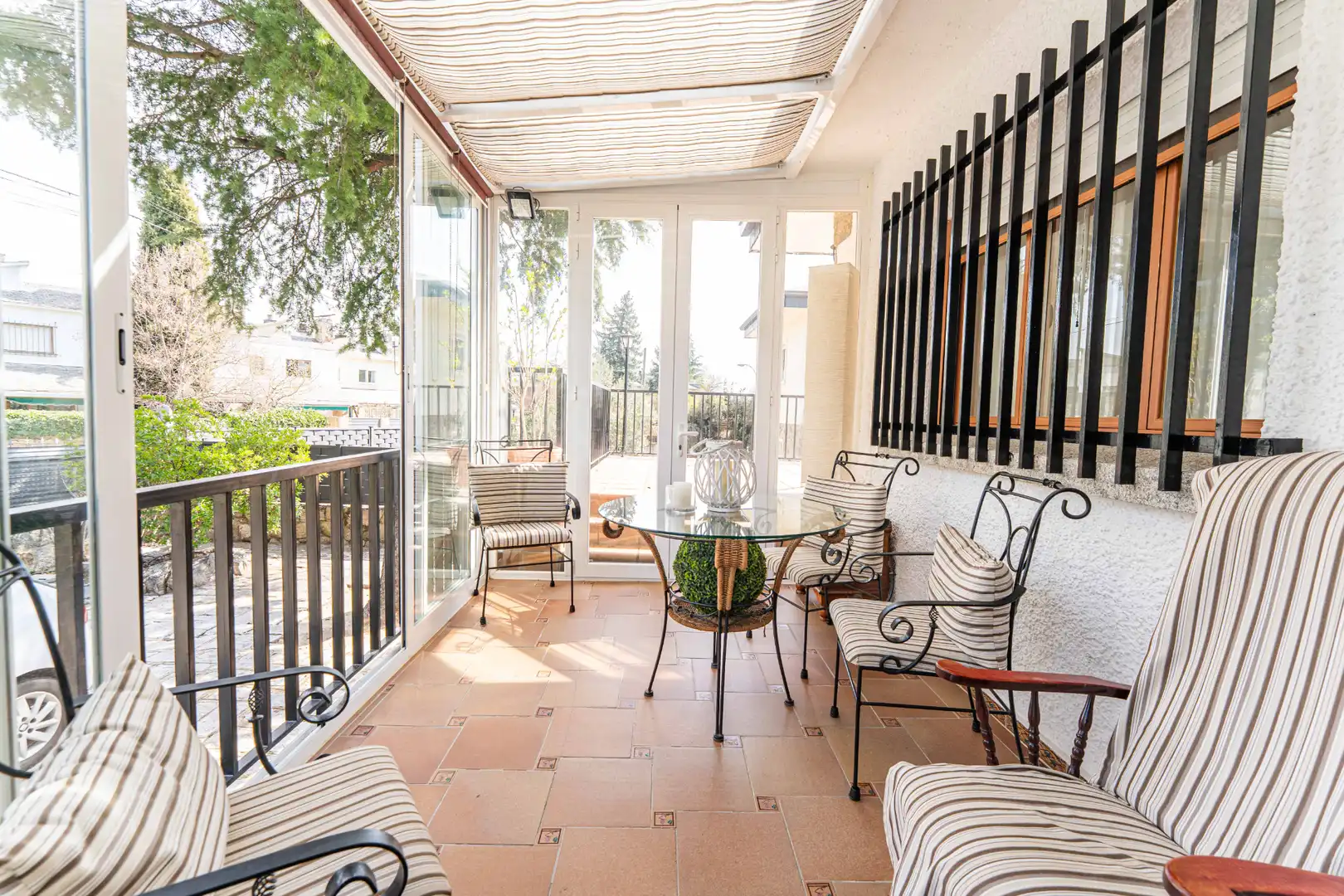 Terrace of Houses for sale in Alpedrete  with Furnished