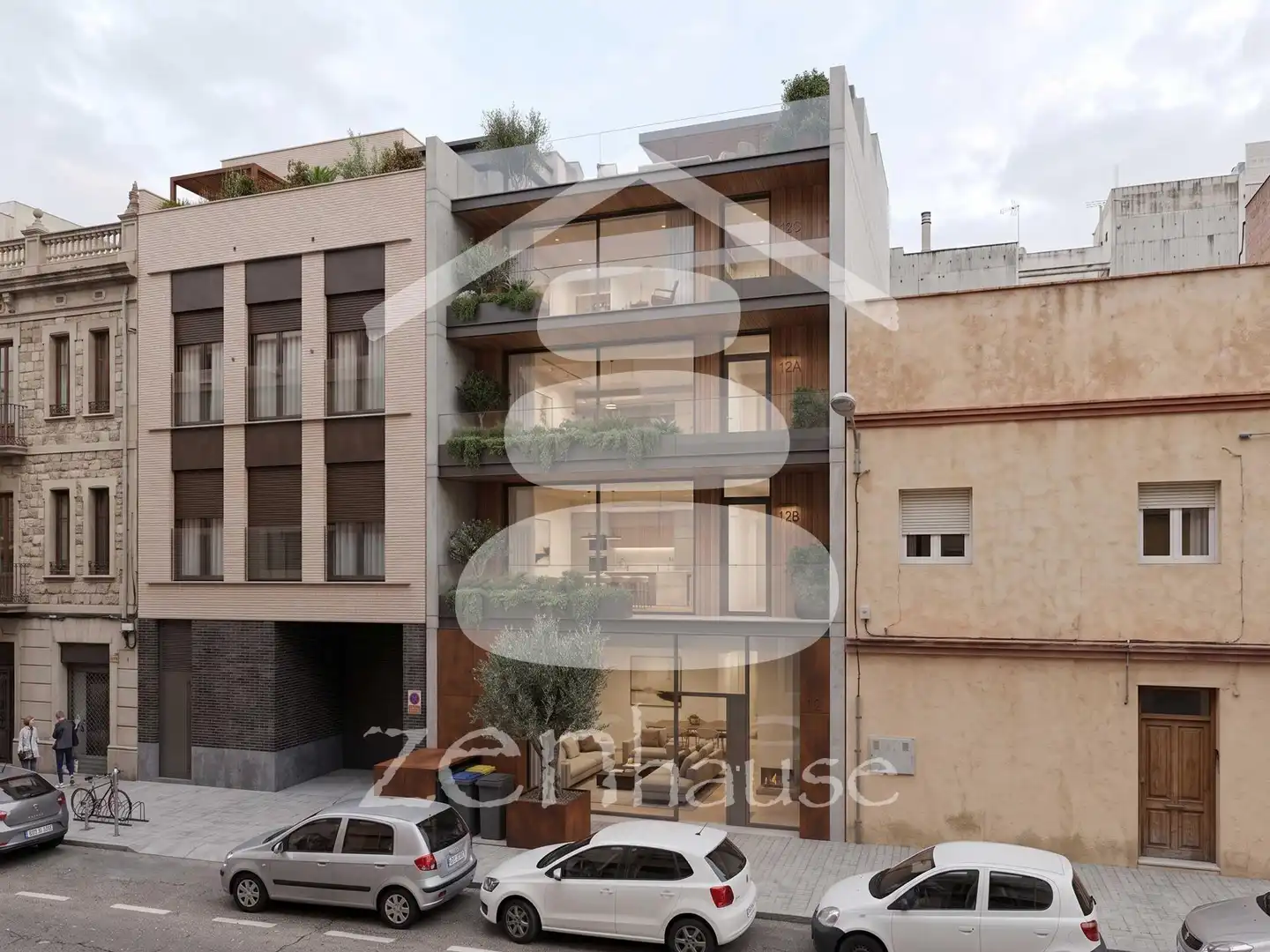 Vista exterior de Residencial en venda en Madrid
