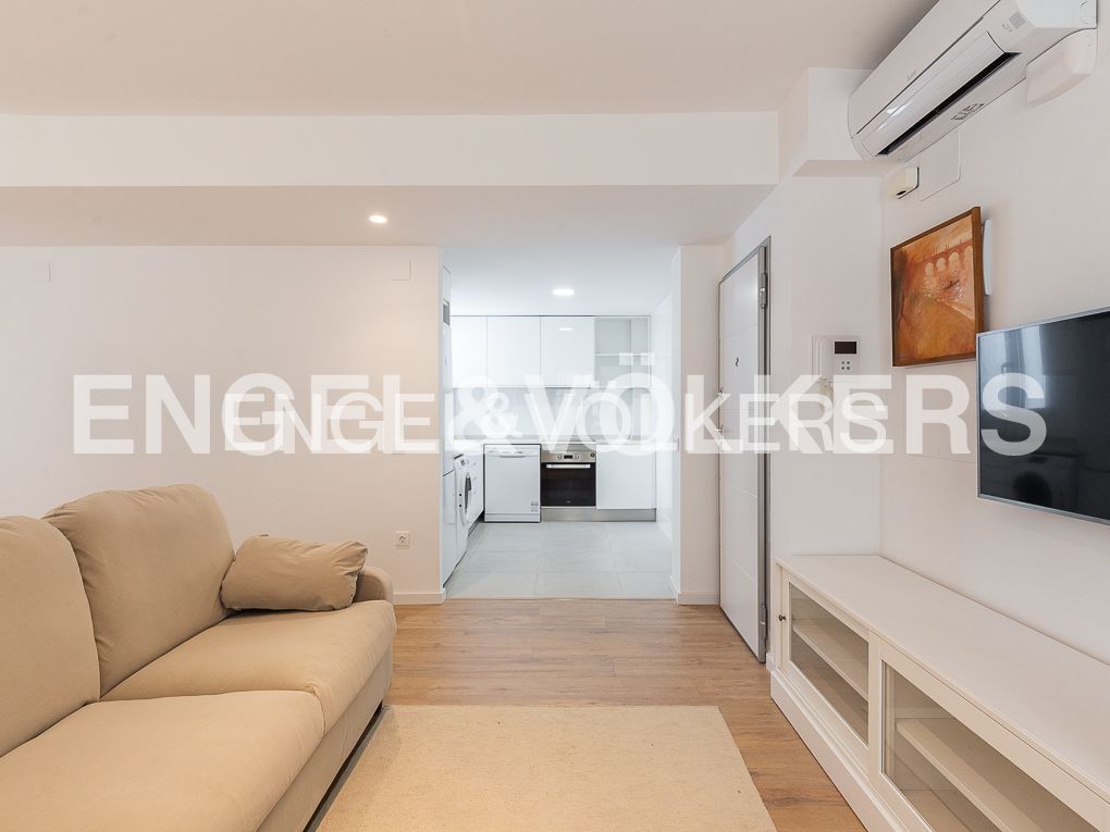 Sala de estar de Apartamento de alquiler en  Valencia Capital con Aire acondicionado, Calefacción y Parquet