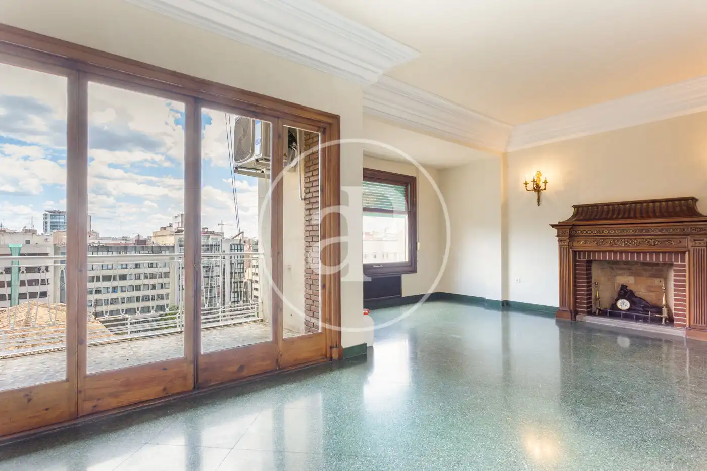 Sala de estar de Piso de alquiler en Valencia con Aire acondicionado, Calefacción y Balcón