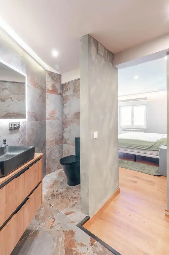 Bathroom of Flat for sale in Langreo  with Heating