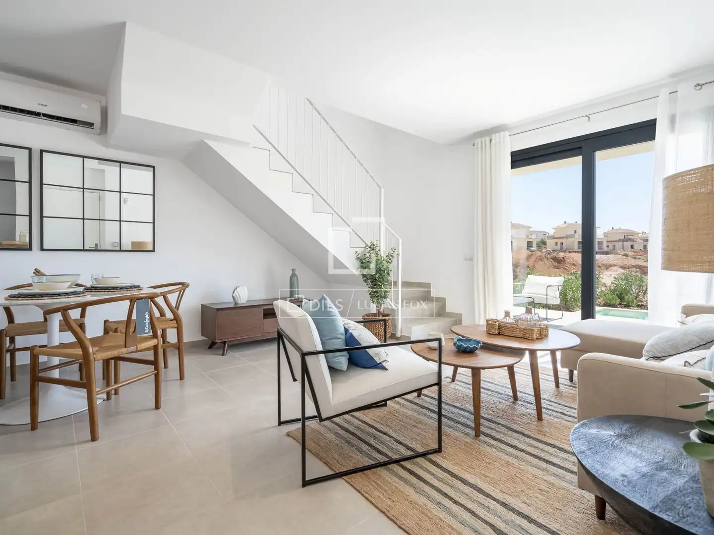 Wohnzimmer von Haus oder Chalet zum Verkauf in Manacor mit Klimaanlage, Privatgarten und Abstellraum