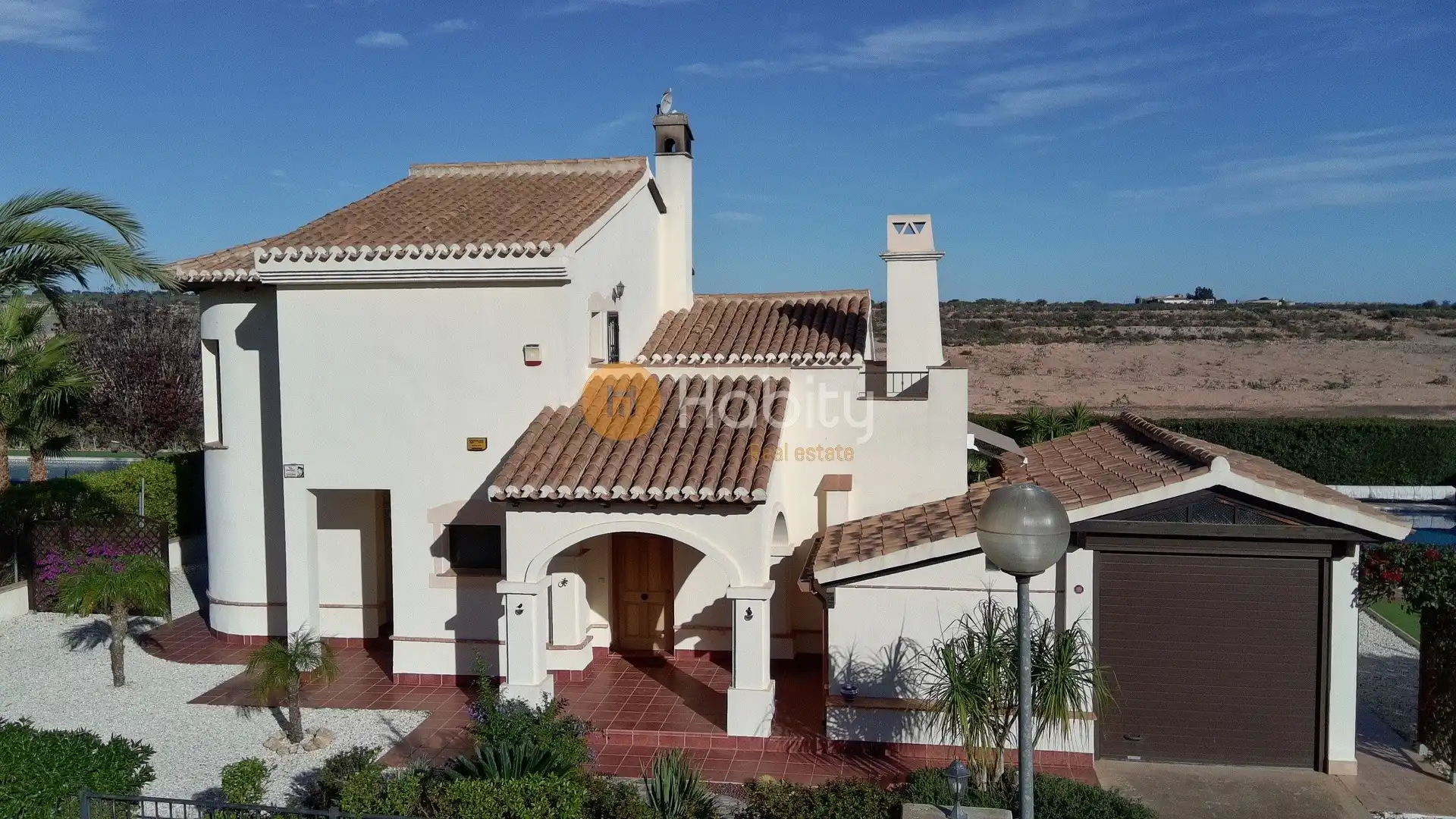 Vista exterior de Casa o chalet en venta en Fuente Álamo de Murcia con Aire acondicionado, Calefacción y Jardín privado