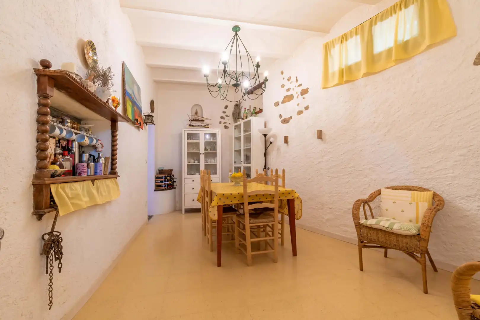 Dining room of Houses for sale in Navata  with Air Conditioner, Heating and Terrace