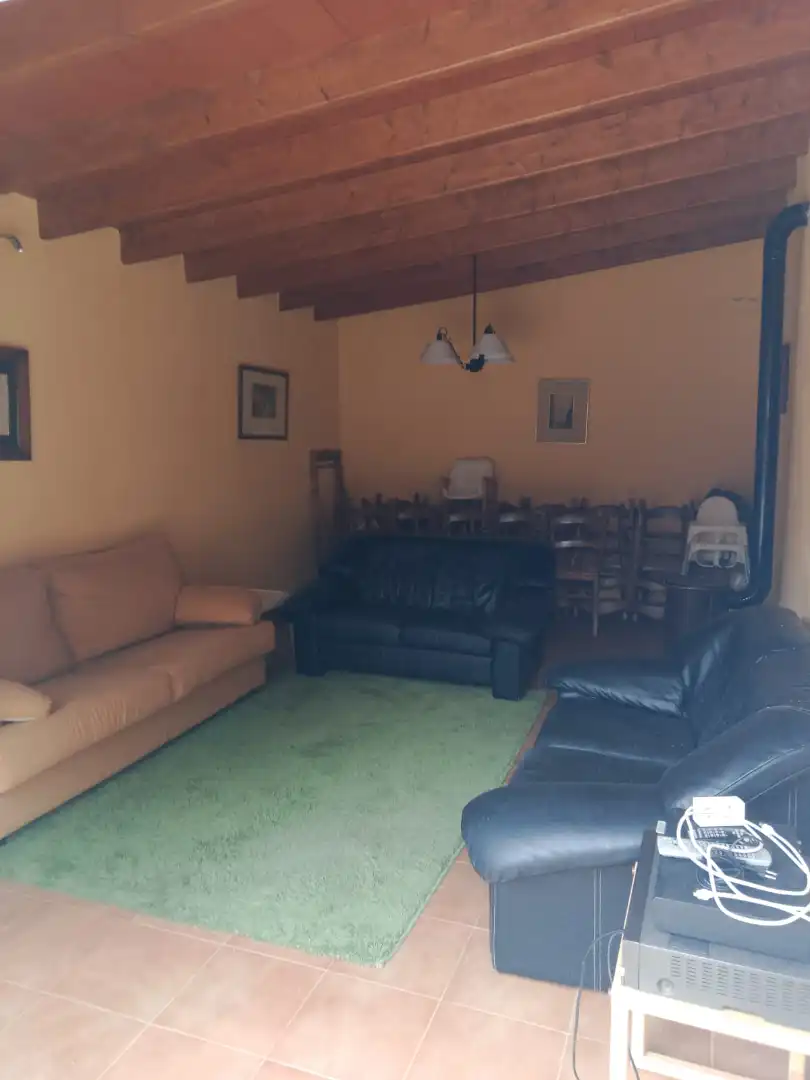 Sala d'estar de Casa o xalet en venda en Tibi amb Calefacció, Jardí privat i Terrassa