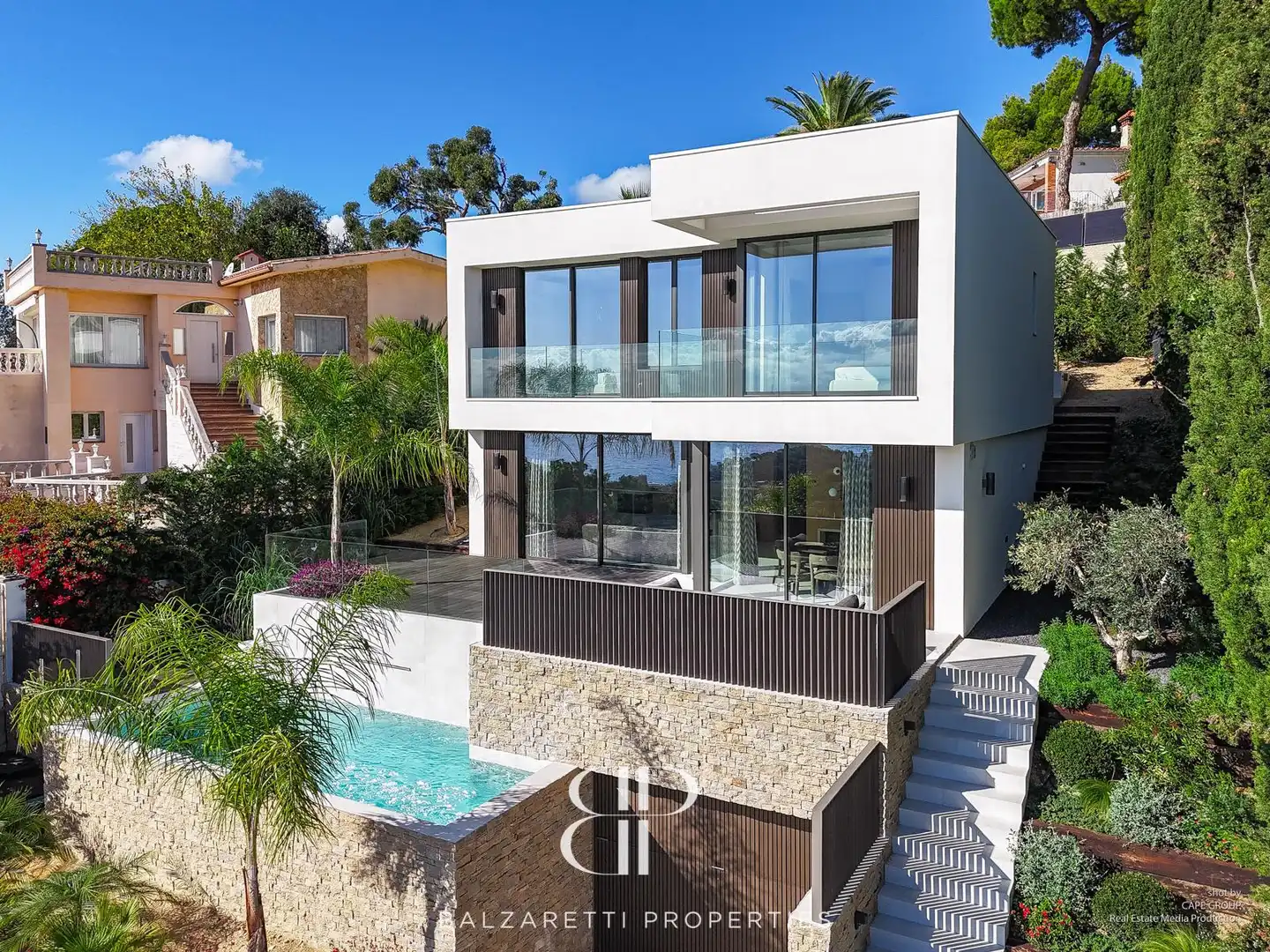 Vista exterior de Casa o xalet en venda en Lloret de Mar amb Aire condicionat, Calefacció i Jardí privat