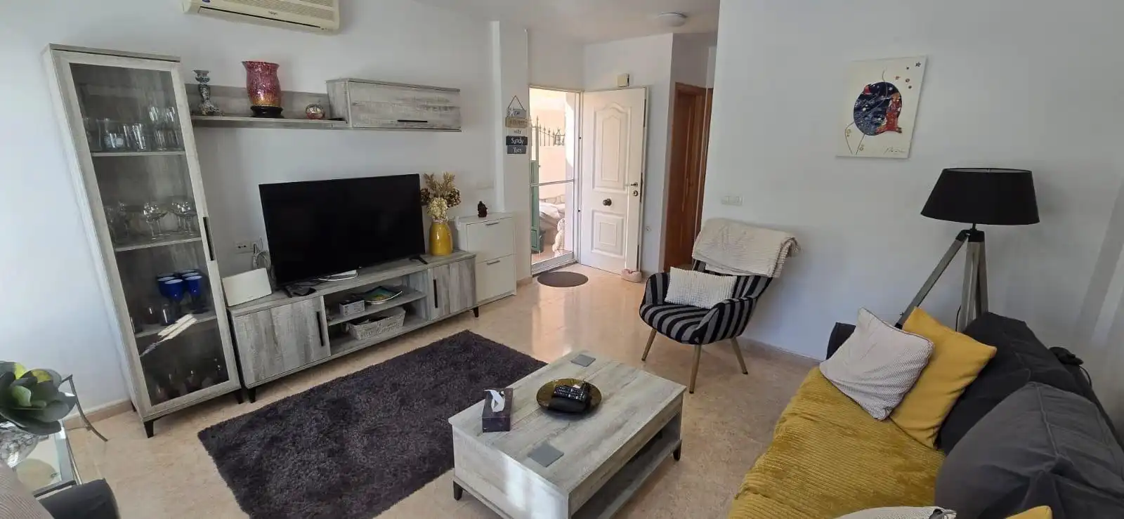 Sala de estar de Casa o chalet en venta en Mazarrón con Terraza, Piscina y Balcón