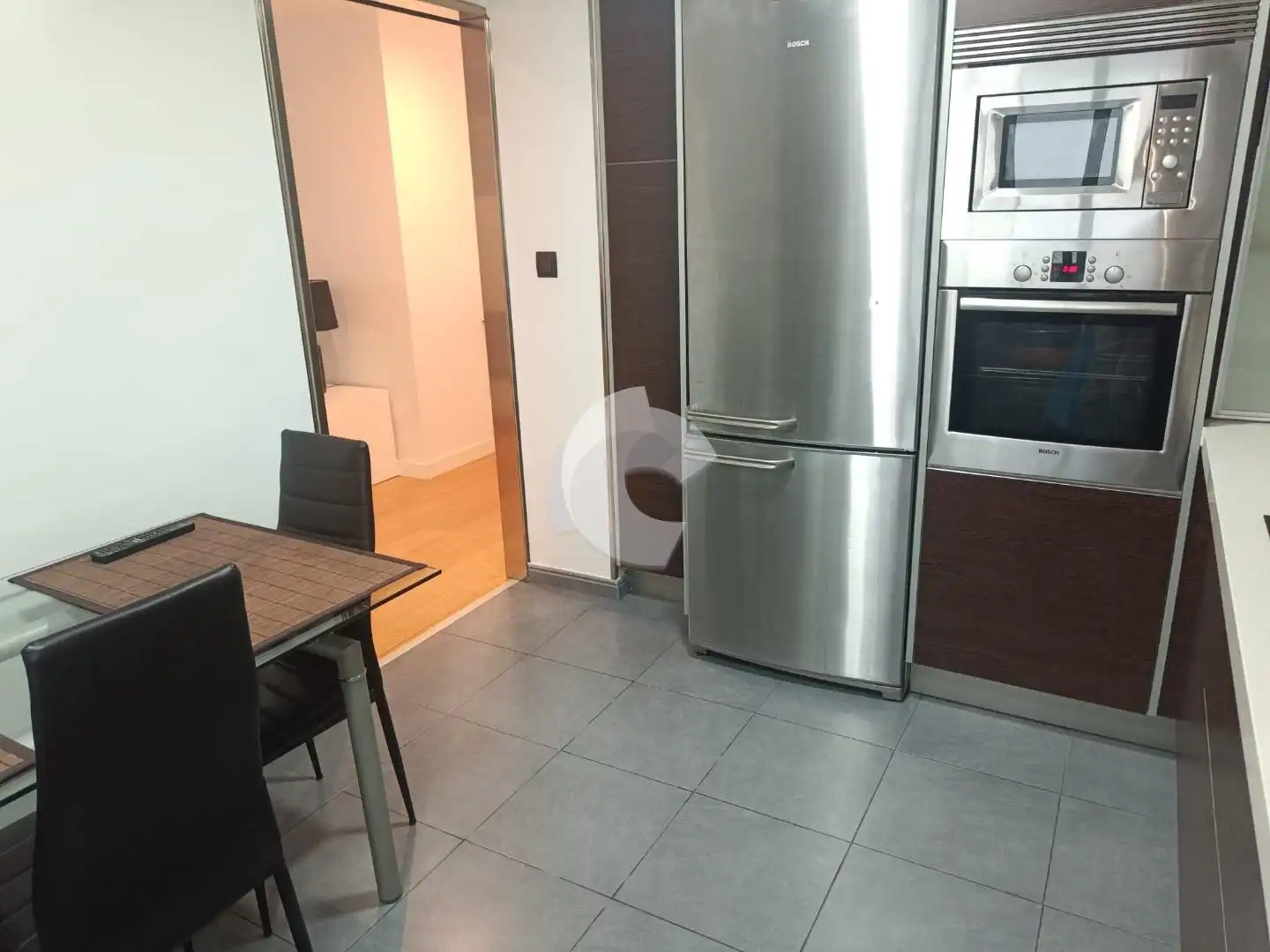 Kitchen of Flat for sale in Ourense Capital   with Heating, Storage room and Furnished