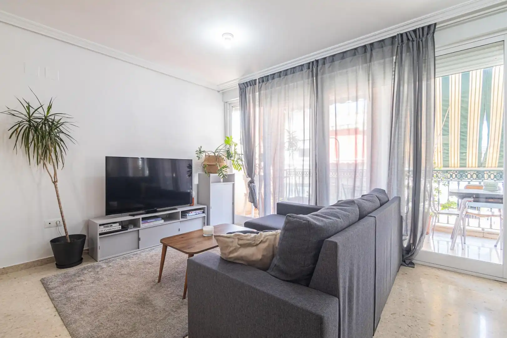 Sala d'estar de Àtic en venda en Alicante / Alacant amb Aire condicionat i Terrassa
