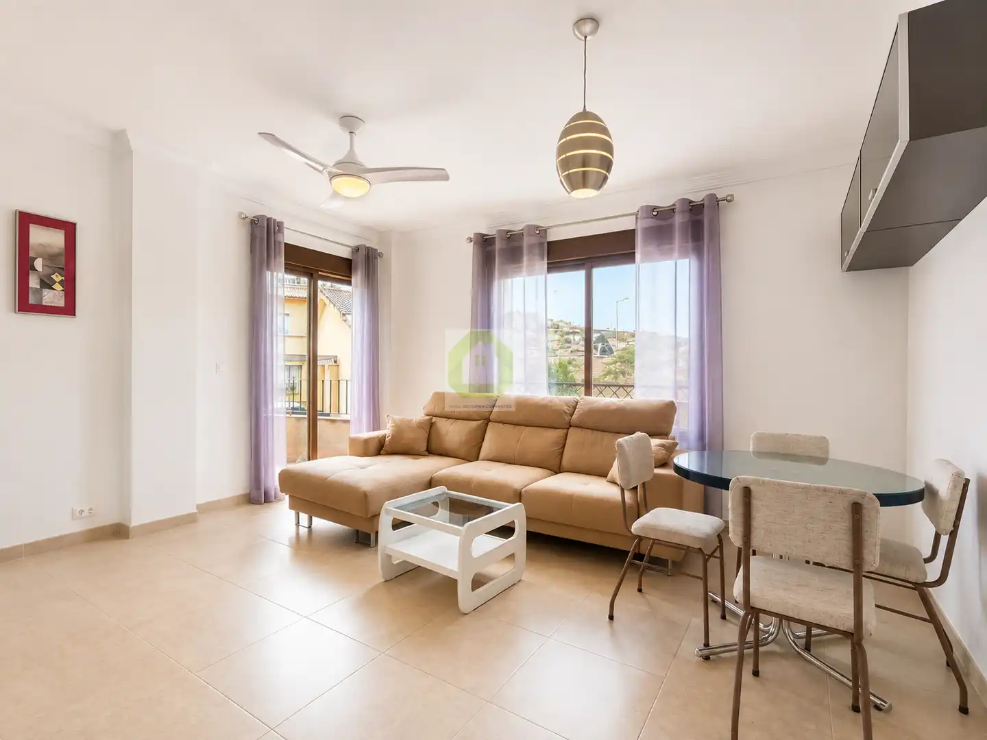 Living room of Flat for rent in Monachil  with Air Conditioner and Terrace