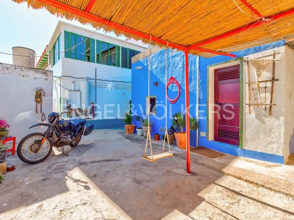 Exterior view of Houses for sale in Granadilla de Abona  with Terrace and Furnished