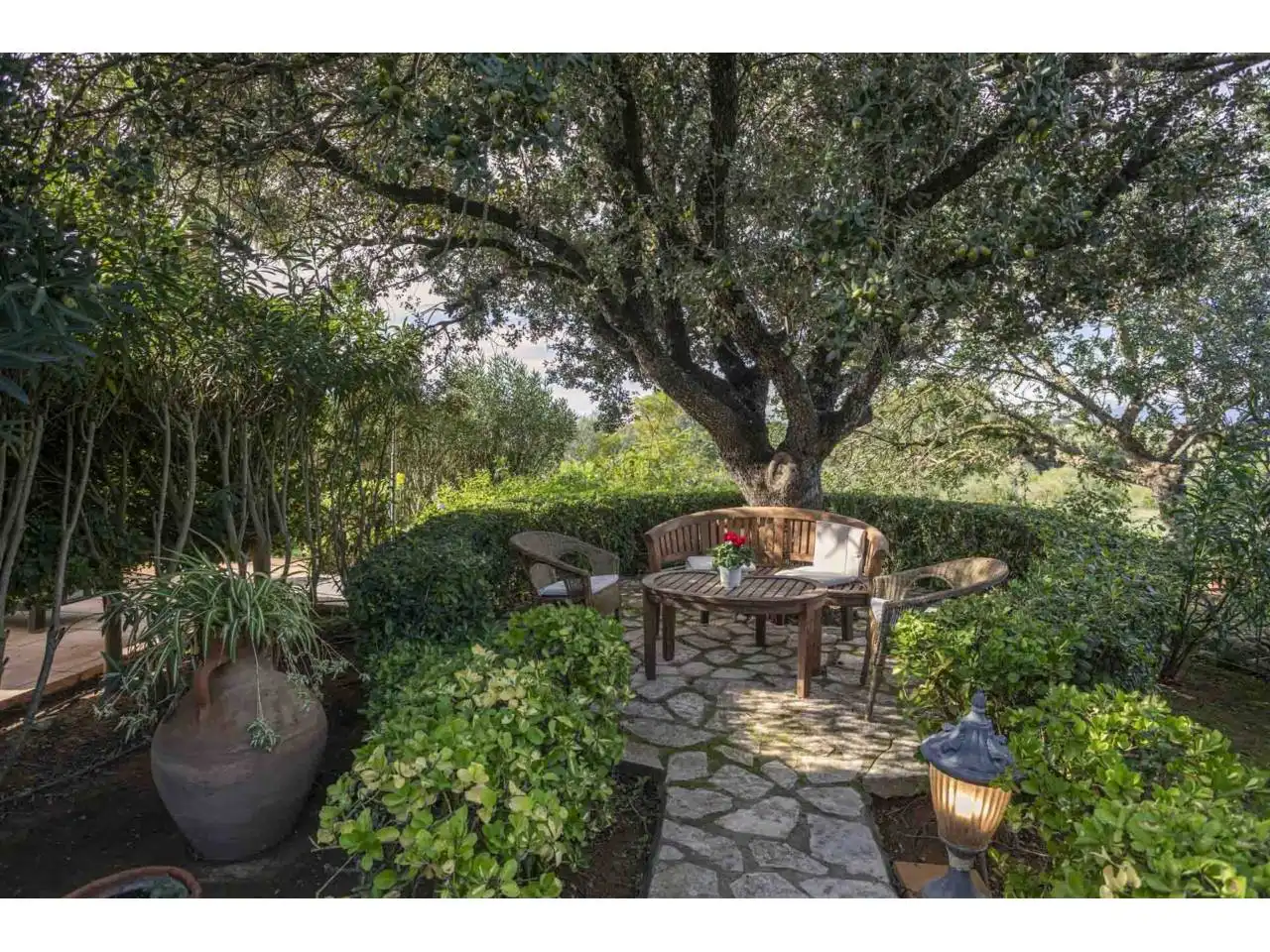 Terraza de Finca rústica en venta en Montuïri con Aire acondicionado, Calefacción y Jardín privado