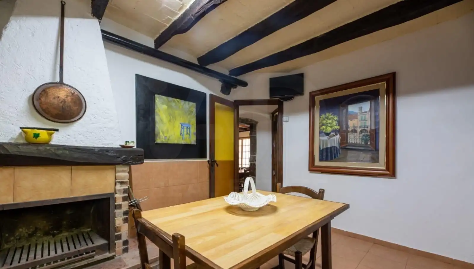Dining room of Houses for sale in La Cellera de Ter  with Terrace and Swimming Pool
