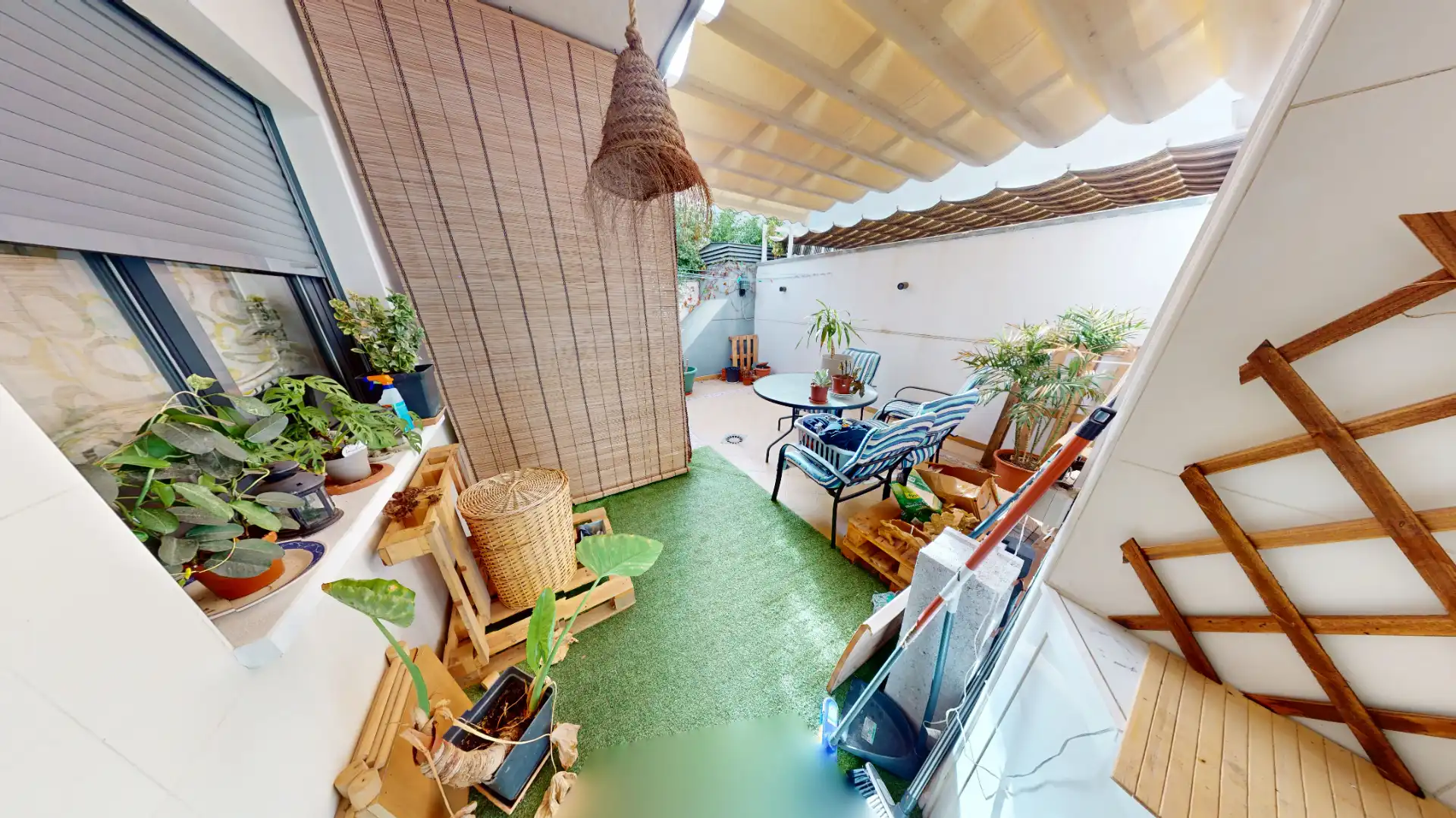Terrasse von Wohnung zum Verkauf in Alicante / Alacant mit Klimaanlage, Heizung und Parkett