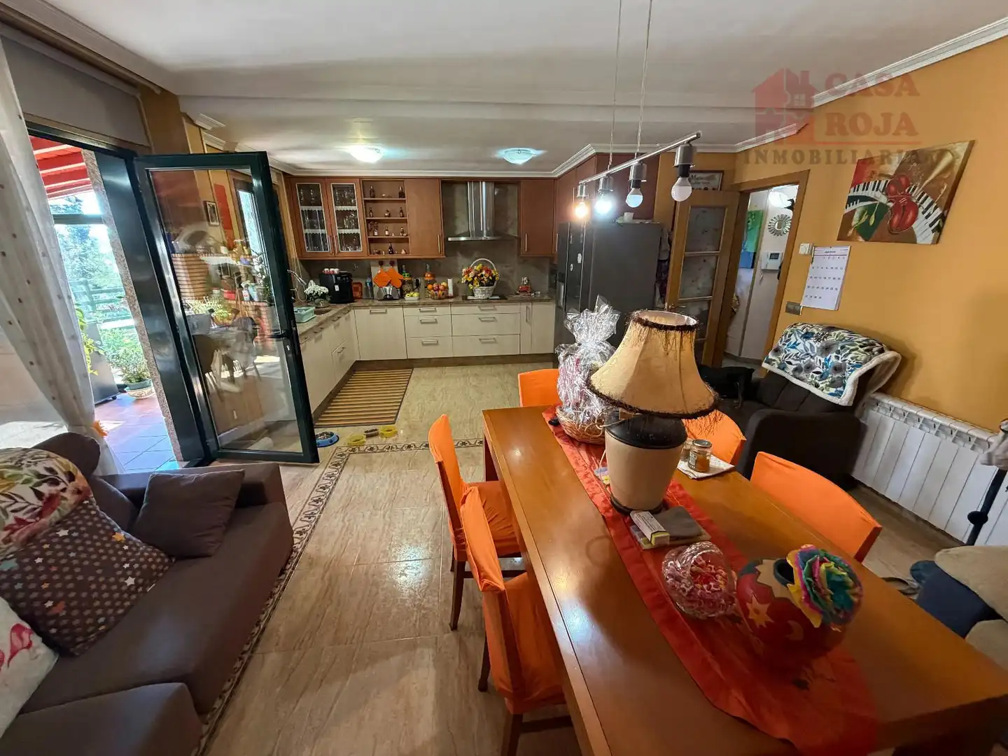 Kitchen of Detached homes for sale in Moaña  with Heating, Parquet flooring and Terrace