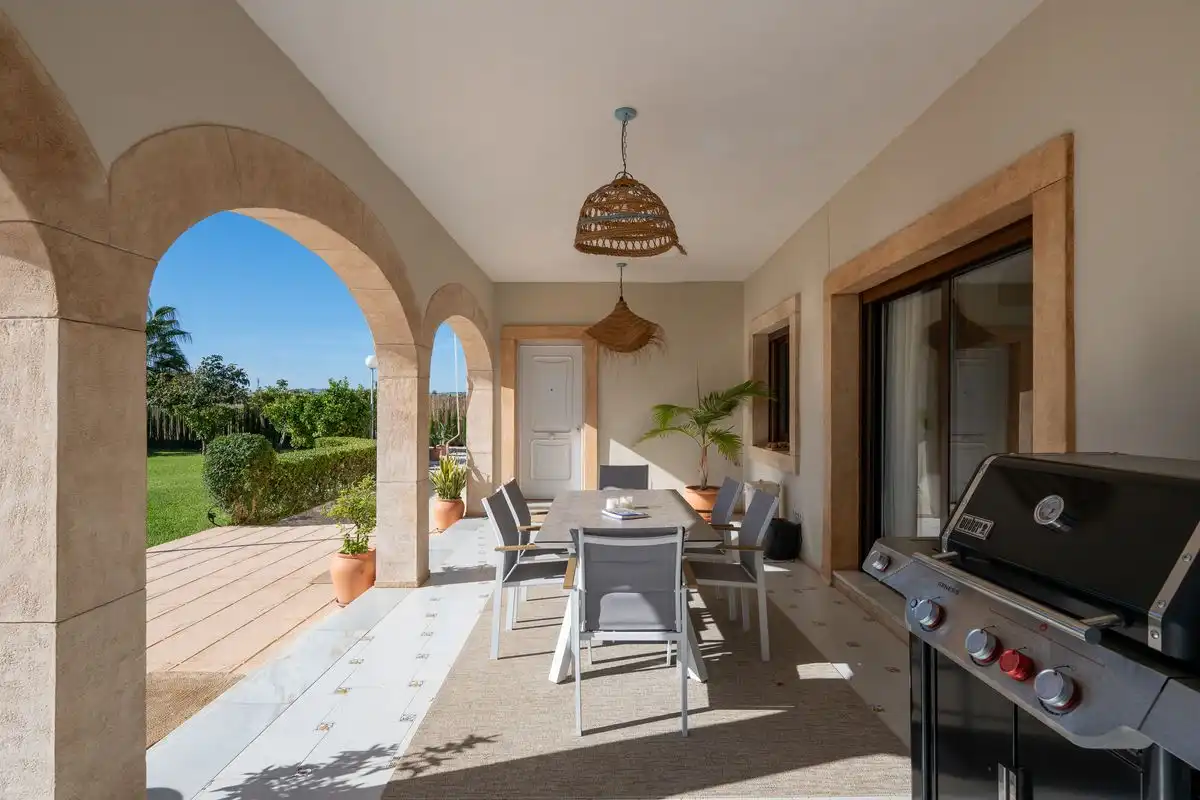 Terraza de Casa o chalet en venta en Elche / Elx con Aire acondicionado, Calefacción y Jardín privado