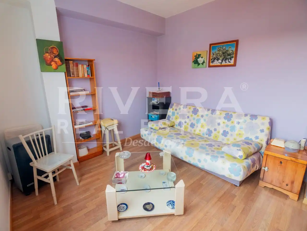 Sala d'estar de Pis en venda en Vilanova de Arousa amb Calefacció, Traster i Moblat