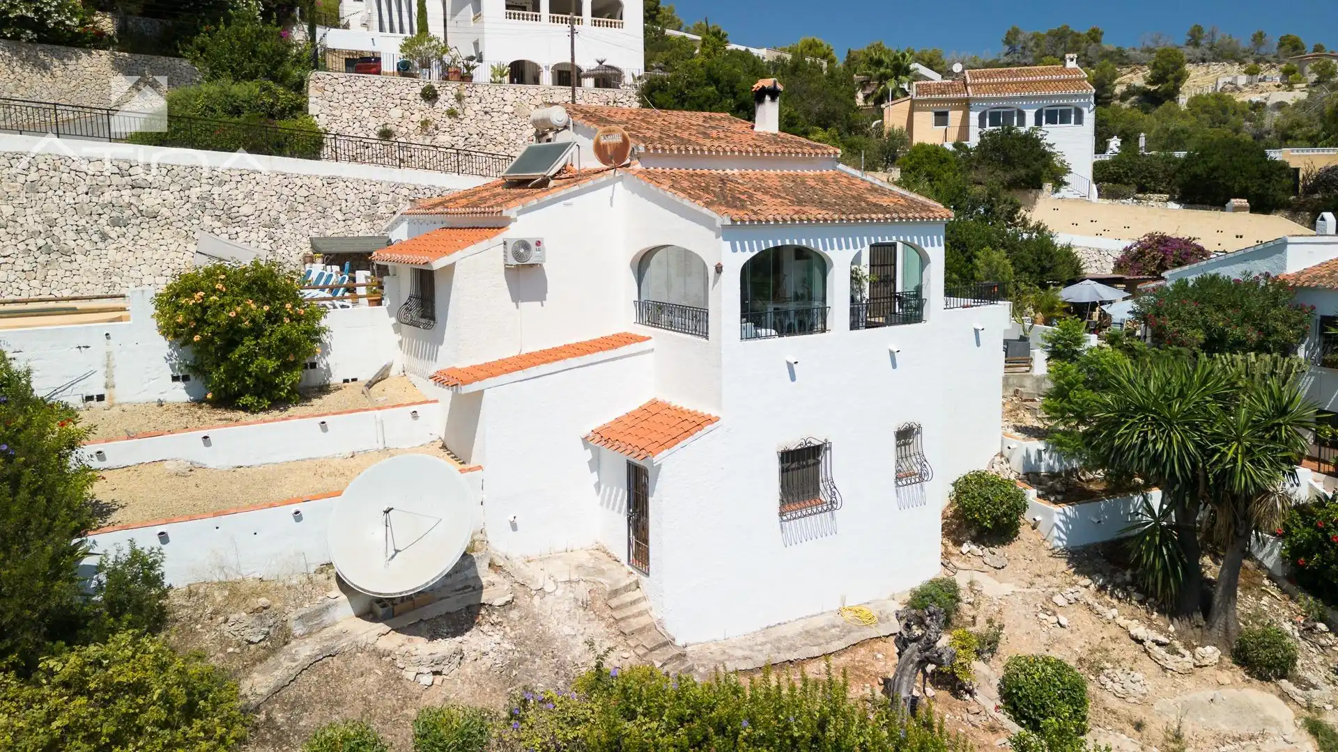 Vista exterior de Casa o chalet en venta en Jávea / Xàbia con Aire acondicionado, Calefacción y Jardín privado