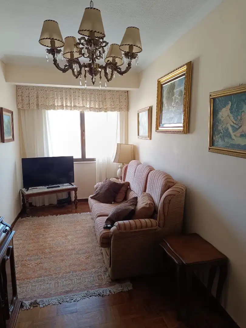 Living room of Flat for sale in Gijón   with Furnished