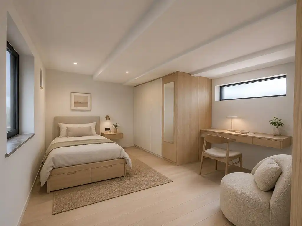 Habitación de Finca rústica en venta en Campanet con Aire acondicionado, Jardín privado y Terraza