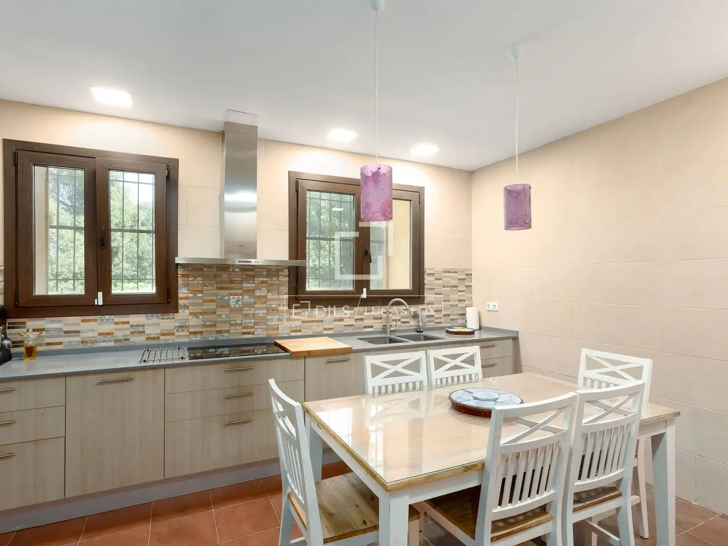 Cocina de Finca rústica en venta en Vilassar de Dalt con Jardín privado
