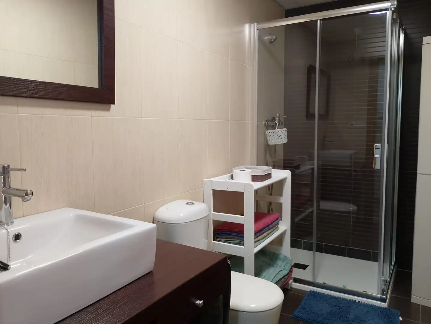 Bathroom of Flat for rent in El Real de Gandia  with Air Conditioner, Storage room and Furnished