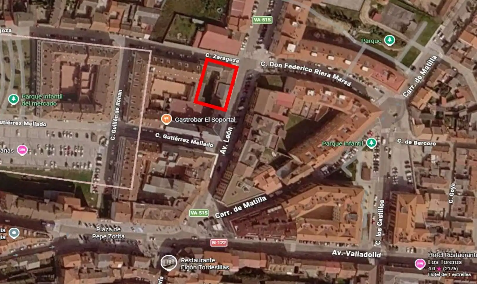 Vista exterior de Residencial en venta en Tordesillas