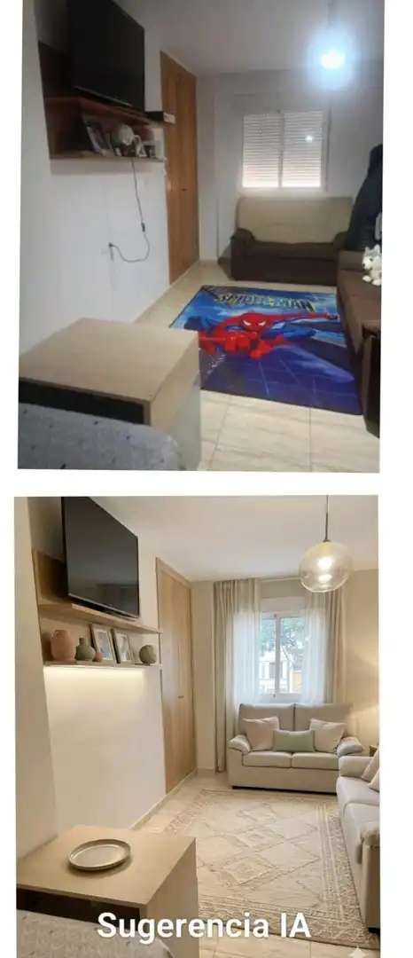 Sala de estar de Piso en venta en Lorca con Calefacción y Piscina