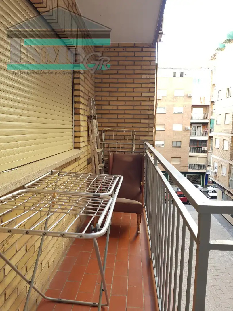 Balcony of Flat for share in Granada  with Heating, Furnished and Balcony