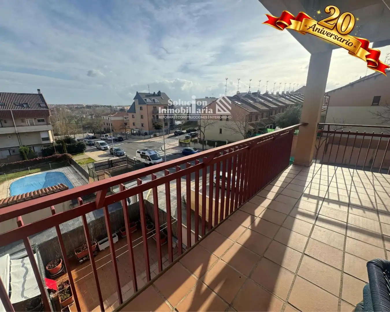 Exterior view of Duplexes for sale in Salamanca Capital  with Heating, Terrace and Swimming Pool