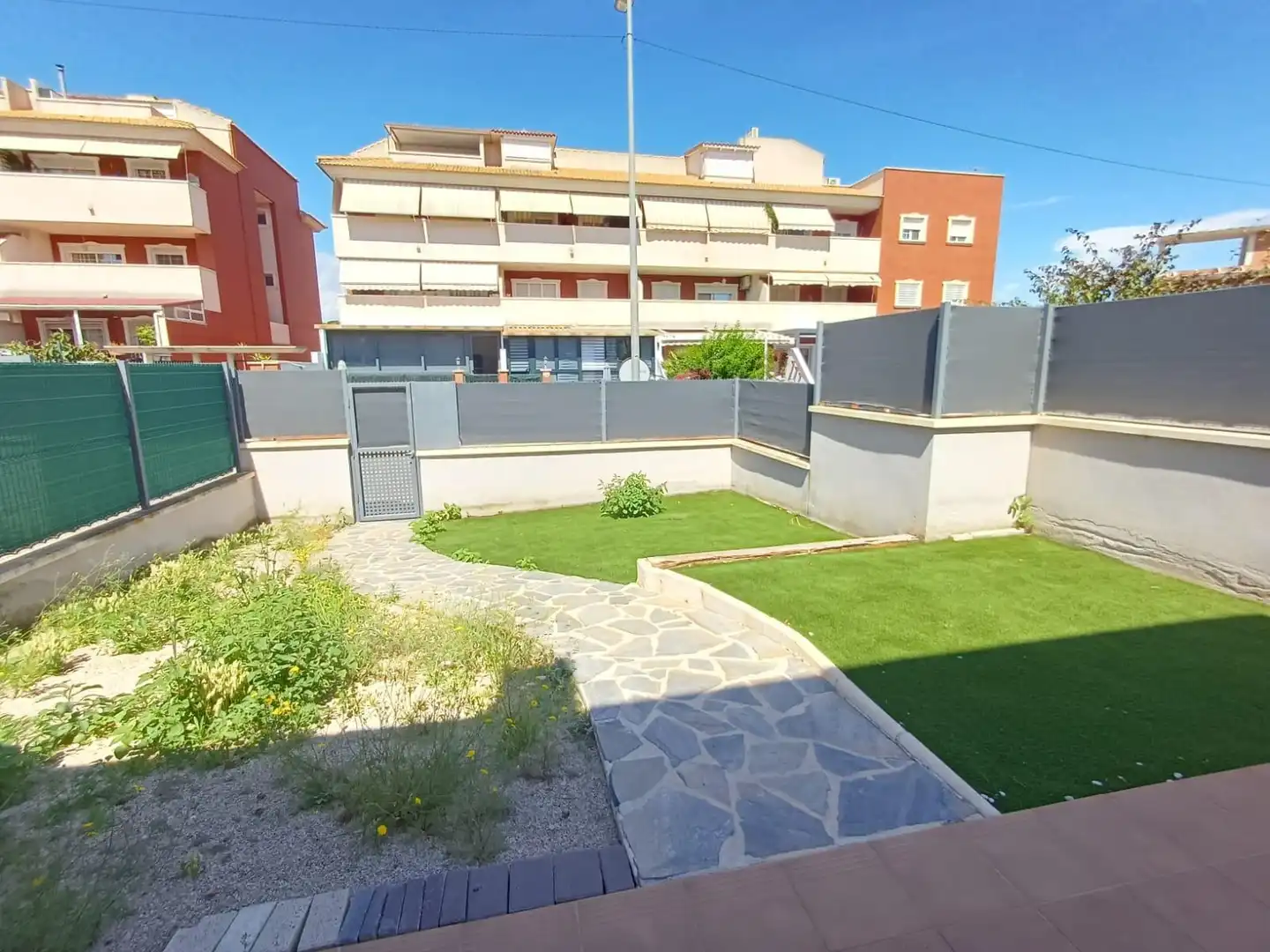 Außenansicht von Erdgeschoss zur Miete in Murcia mit Klimaanlage, Heizung und Parkett