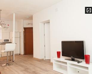 Living room of Flat to rent in  Madrid Capital  with Air Conditioner and Balcony