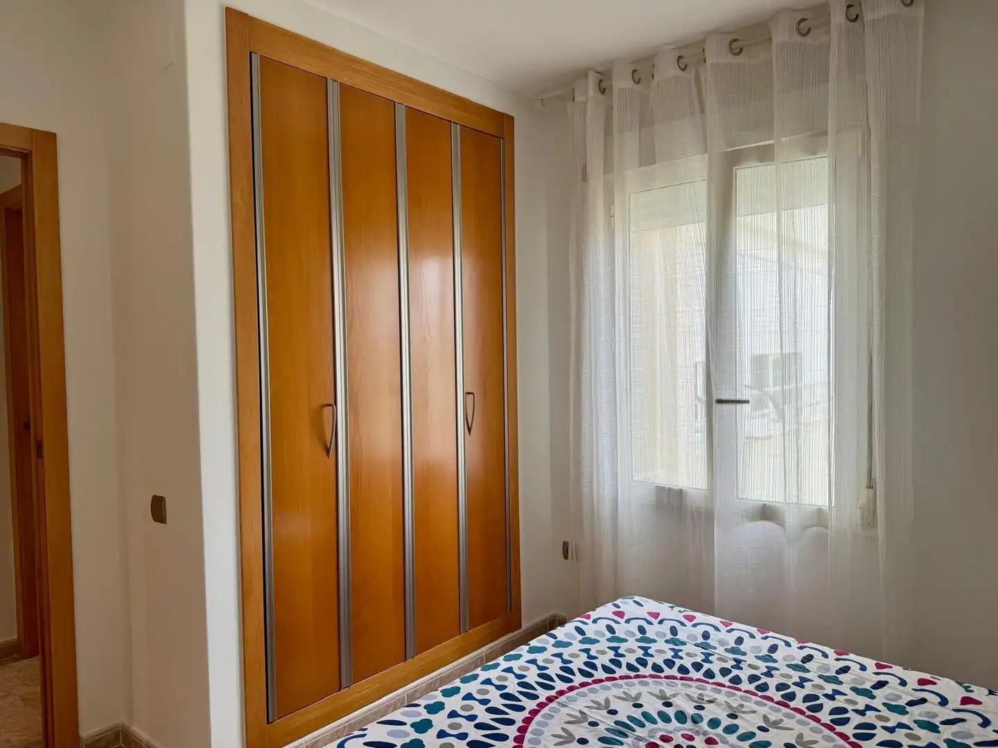 Bedroom of Apartments for rent in Alicante / Alacant  with Air Conditioner, Furnished and Community pool