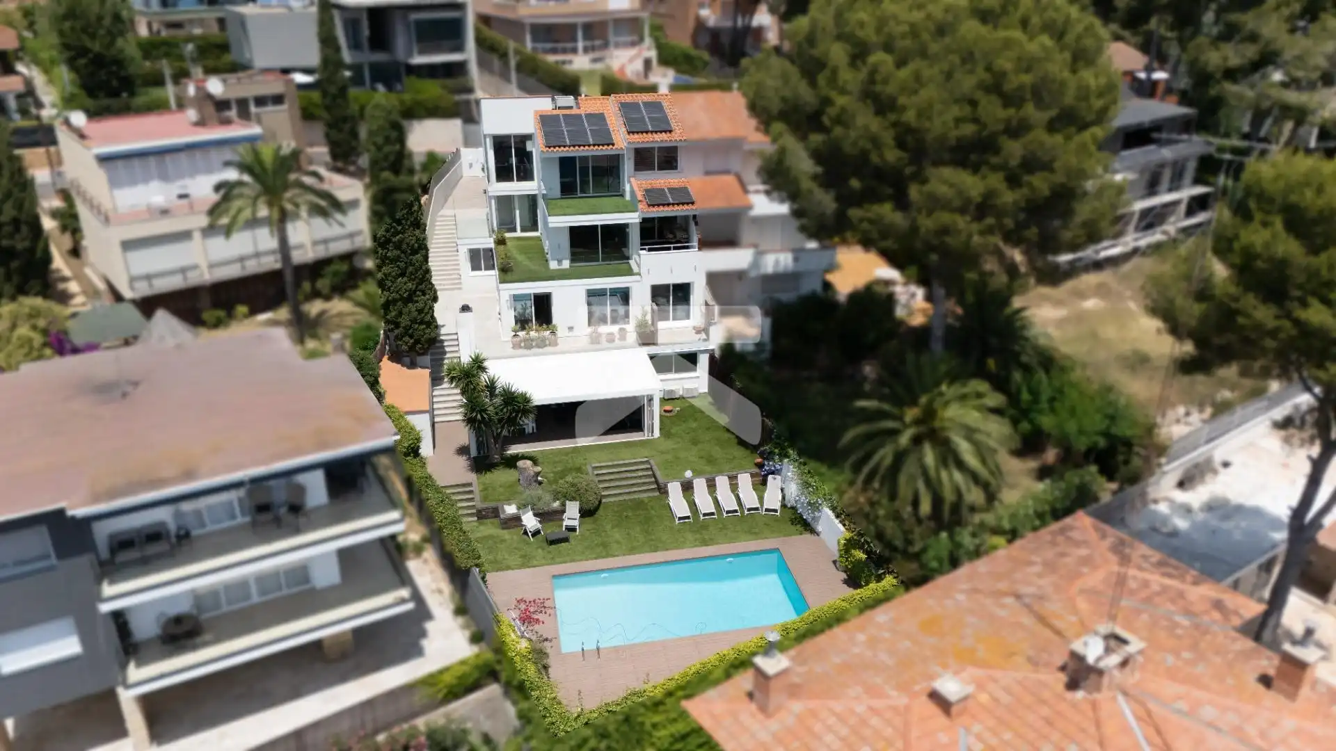 Piscina de Casa adosada en venta en  Tarragona Capital con Aire acondicionado, Jardín privado y Terraza
