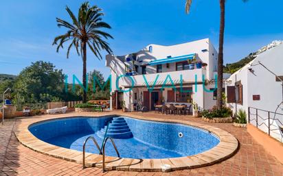 Vista exterior de Casa o xalet en venda en Peñíscola / Peníscola amb Aire condicionat, Terrassa i Piscina