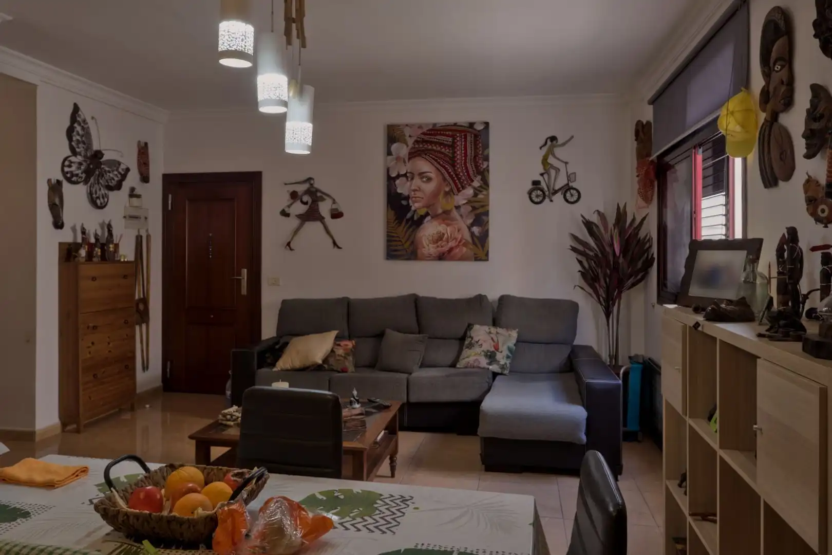 Sala de estar de Piso en venta en Las Palmas de Gran Canaria con Calefacción