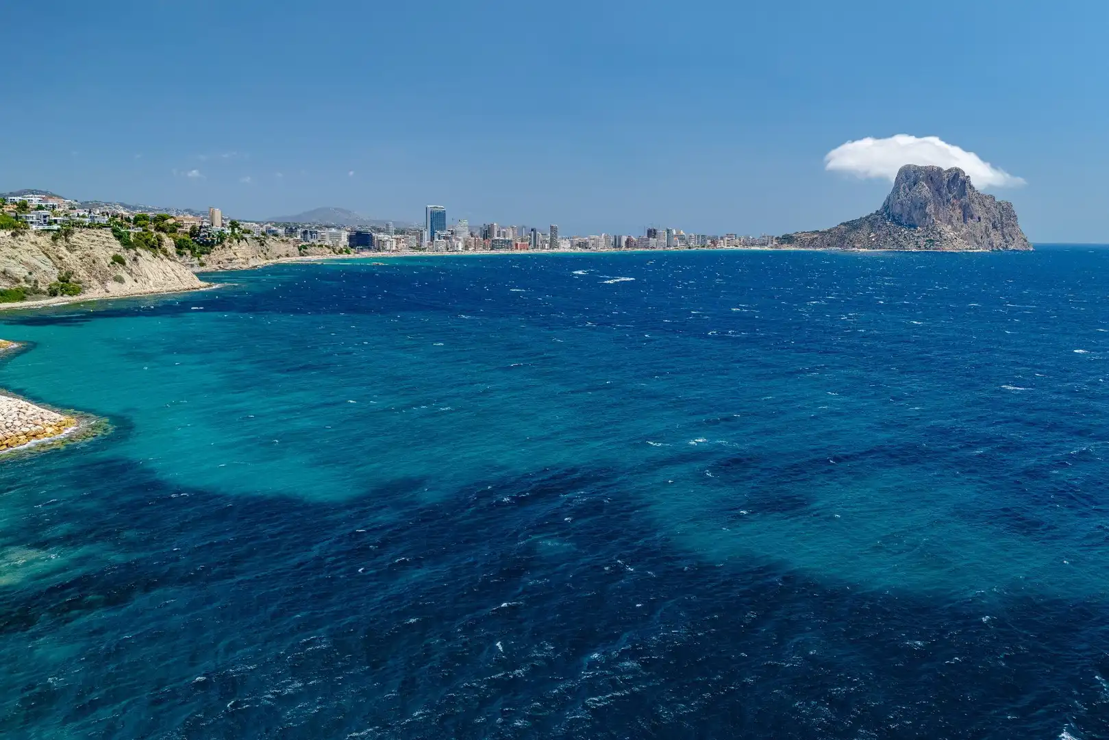 Vista exterior de Casa o chalet en venta en Calpe / Calp con Aire acondicionado, Jardín privado y Terraza