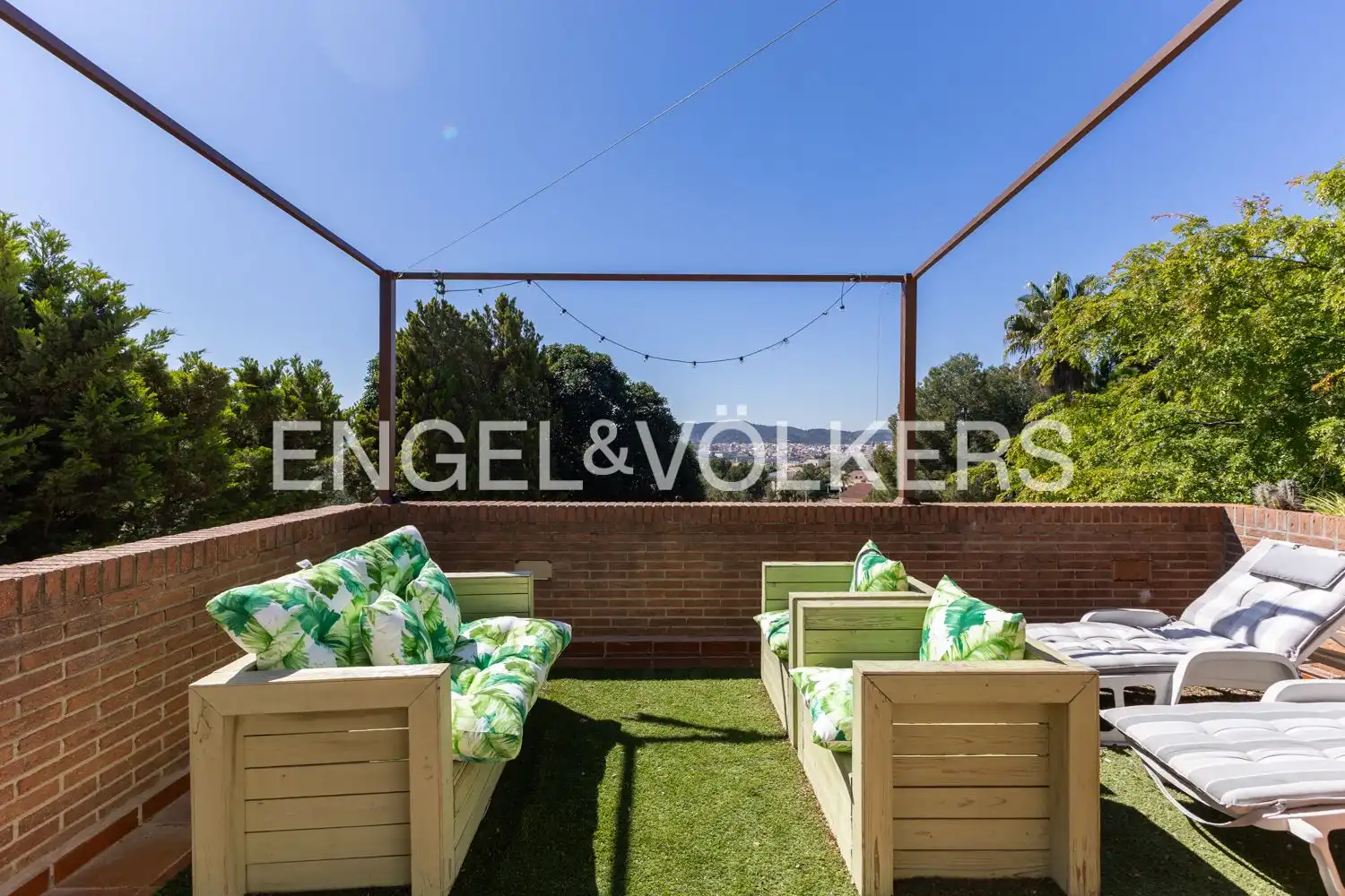 Terrace of Houses for rent in Riba-roja de Túria  with Air Conditioner, Heating and Private garden