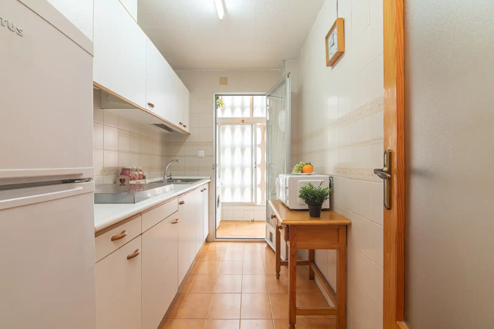 Küche von Wohnung zum Verkauf in Santa Pola mit Klimaanlage, Möbliert und Balkon