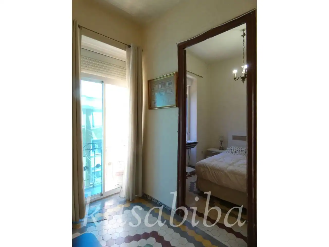 Bedroom of Flat for sale in Valencia  with Air Conditioner and Balcony