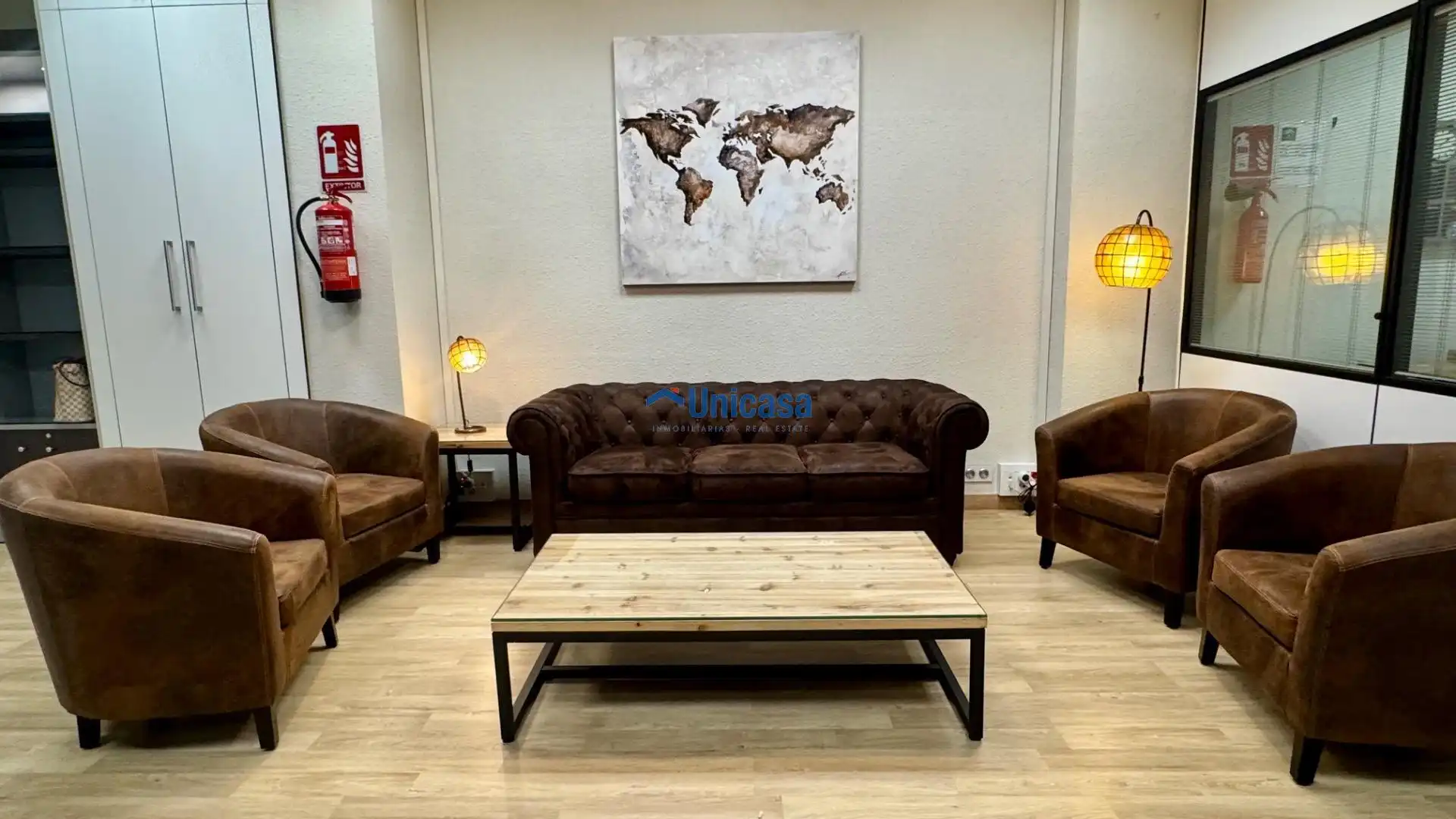 Wohnzimmer von Büro zur Miete in Málaga mit Klimaanlage, Heizung und Möbliert