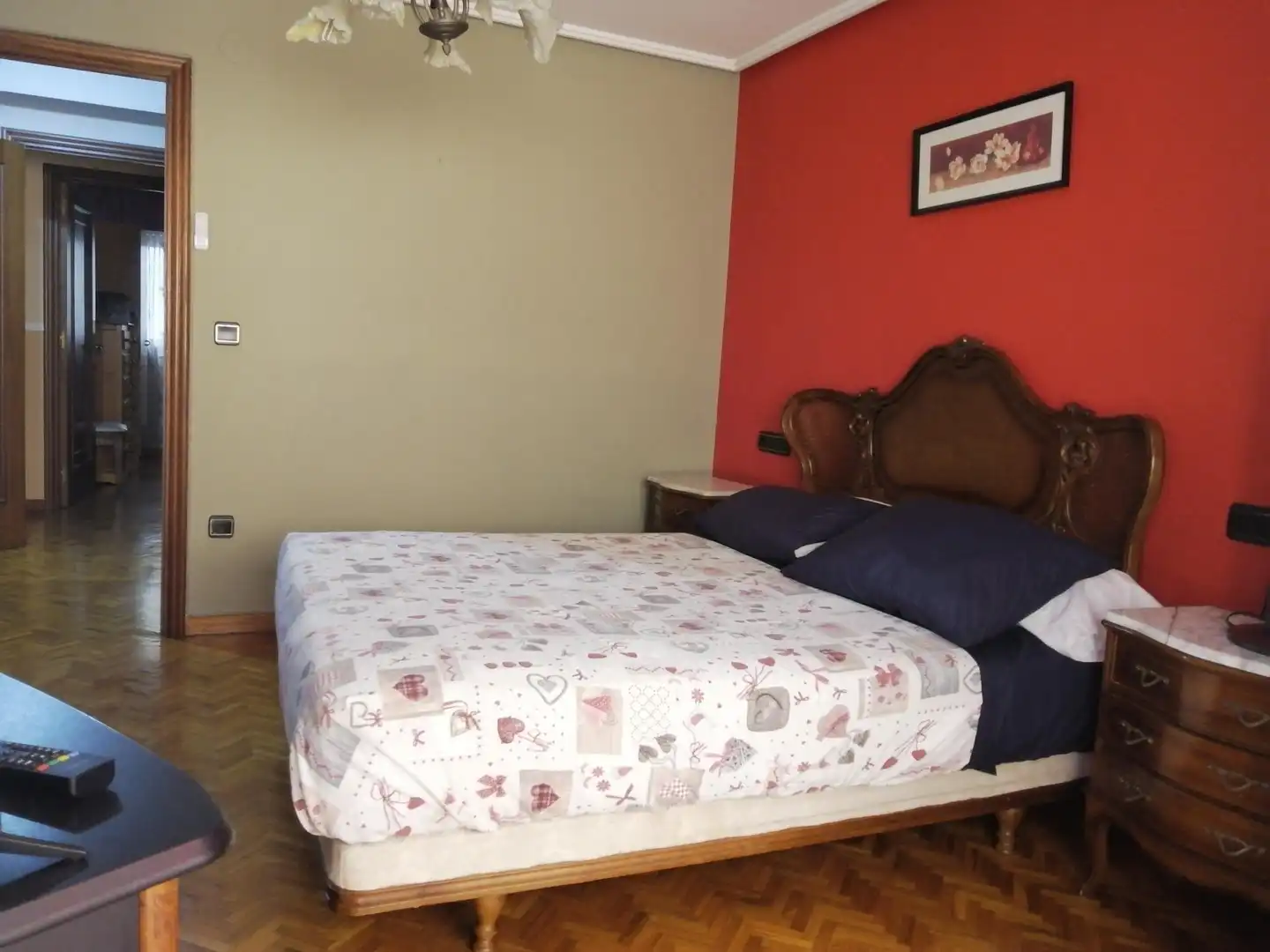 Bedroom of Flat for sale in Ourense Capital   with Parquet flooring, Terrace and Storage room