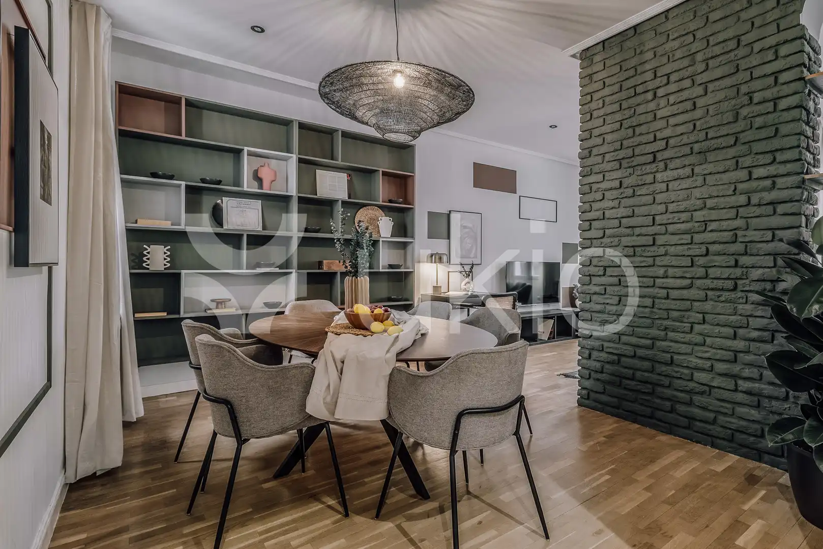 Esszimmer von Wohnungen zur Miete in Madrid mit Klimaanlage, Heizung und Möbliert