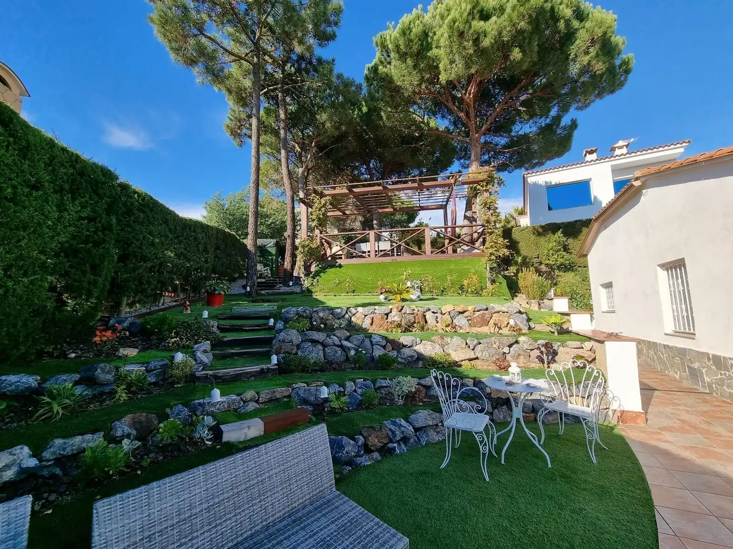 Jardí de Casa o xalet en venda en Lloret de Mar amb Aire condicionat, Calefacció i Jardí privat