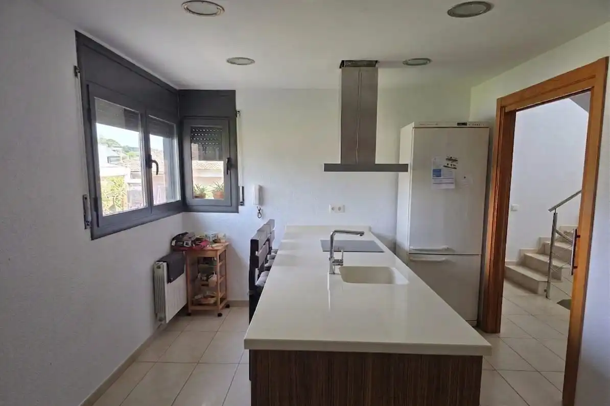 Küche von Haus oder Chalet zur Miete in Llinars del Vallès mit Klimaanlage und Balkon
