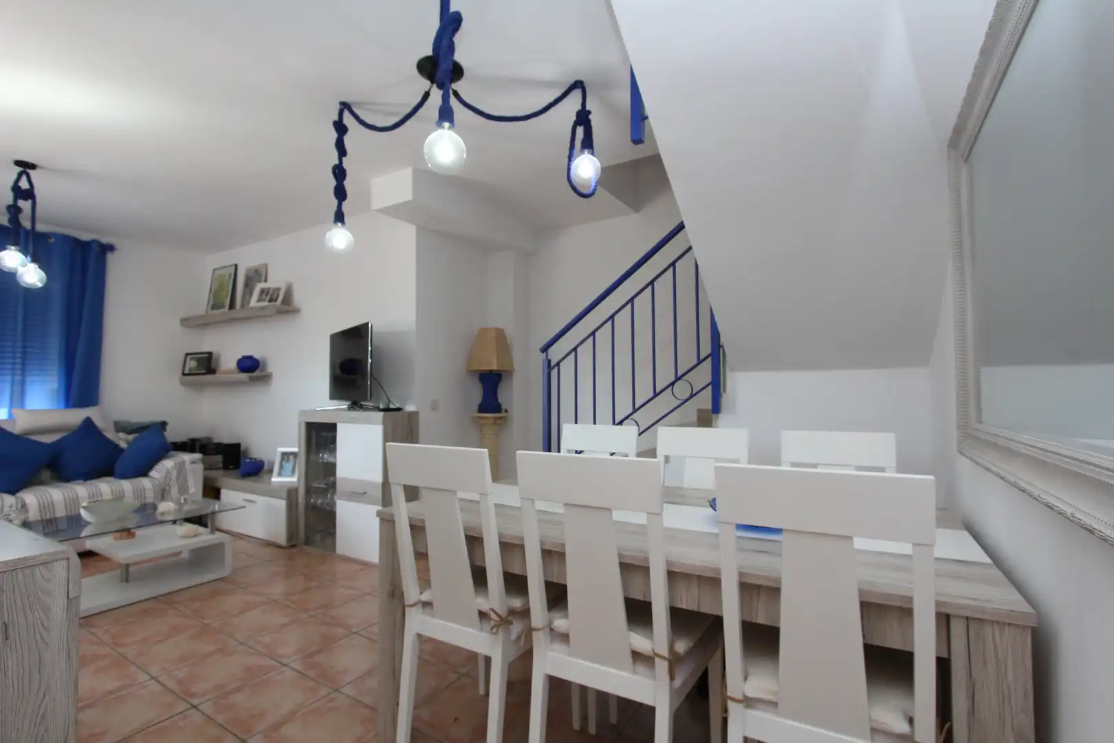 Comedor de Casa adosada en venta en Mont-roig del Camp con Aire acondicionado, Jardín privado y Amueblado